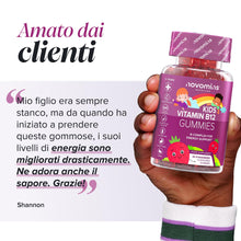 Carica l'immagine nel visualizzatore di Gallery, Vitamina B12 Bambini | 30 Gommose | Complesso di Vitamina B | Novomins