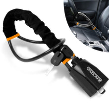 Carica l'immagine nel visualizzatore di Gallery, GADLANE Bloccasterzo per cintura di sicurezza, doppio dispositivo antifurto per auto, adatto per auto, caravan, con 2 ch