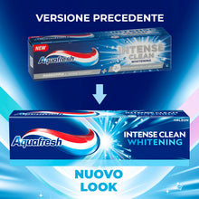 Carica l'immagine nel visualizzatore di Gallery, Aquafresh Intense Clean Whitening, Dentifricio Sbiancante, 12 x 75 ml