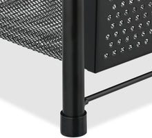 Carica l'immagine nel visualizzatore di Gallery, Relaxdays Scaffale Portaspezie con Cassetto, Organizer da Tavolo da Cucina o Scrivania Ufficio, HLP 35x28x42,5 cm, Nero