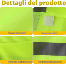 Carica l'immagine nel visualizzatore di Gallery, 20 Pezzi Gilet di Sicurezza, Giubbotto di Sicurezza Riflettente, Giubbotto Catarifrangente Auto, Gilet di Sicurezza ad A