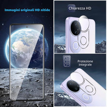 Carica l'immagine nel visualizzatore di Gallery, Vauki Vetro Temperato per VIVO V50 5G/VIVO V50e Pellicola Protettiva con Protezione Fotocamera [2+2 Pezzi] Durezza 9H An