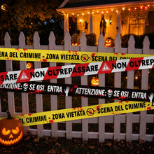 Carica l'immagine nel visualizzatore di Gallery, DPKOW Scena del Crimine Nastro Halloween Decorazioni Esterno Giardino