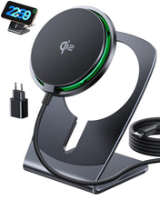 Carica l'immagine nel visualizzatore di Gallery, INIU 2 in 1 Rimovibile Caricatore Wireless, Qi2 15W Base di Ricarica Rapida