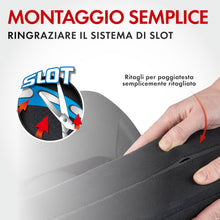 Carica l'immagine nel visualizzatore di Gallery, Walser 13412 Coprisedili auto, coprisedili auto Portland per sedili anteriori, rivestimenti in grigio/nero