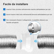 Carica l'immagine nel visualizzatore di Gallery, Riduttore per condotti di ventilazione, riduttore da 150 mm a 100 mm per la riduzione dei condotti, conversione della ve