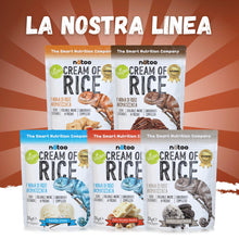 Carica l'immagine nel visualizzatore di Gallery, Nätoo Crema di Riso Palestra 1kg, Crema di Riso Aromatizzata Istantanea Gusto Chocolate Brownie, Cream of Rice Vegan Sen
