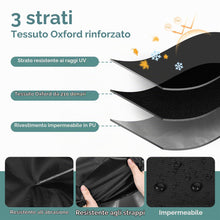 Carica l'immagine nel visualizzatore di Gallery, 2 pezzi Copertura sedie Pieghevoli per Esterni Impermeabile Oxford