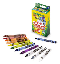 Carica l'immagine nel visualizzatore di Gallery, CRAYOLA - Pastelli A Cera, Crayon, Confezione Da 24 Pezzi, Per Scuola E Tempo Libero, 24 Colori Assortiti, 0024, Realizz