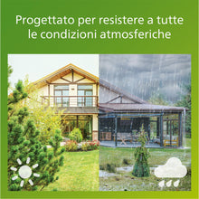Carica l'immagine nel visualizzatore di Gallery, PHILIPS Creek Lampada da parete LED E27 per esterno, Alluminio, Nero