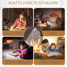 Carica l'immagine nel visualizzatore di Gallery, Leikurvo Lampada da scrivania per bambini, lampada da comodino a LED con portapenne, lampada da tavolo, dimmerabile, lam