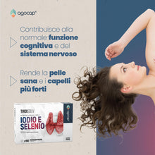 Carica l'immagine nel visualizzatore di Gallery, Ioduro di Potassio puro 225 mcg (150% VNR) | Iodio stabile arricchito con Selenio per la funzione Tiroidea, alto assorbi