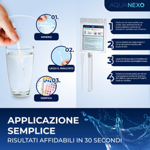 Carica l'immagine nel visualizzatore di Gallery, 21 Parametri, 125 + 20 Strisce per Test dell'Acqua Potabile + 2x Test Batteri Coliformi, Strisce per Test pH, Tester Acq