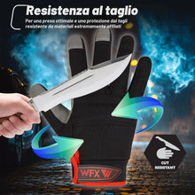 Carica l'immagine nel visualizzatore di Gallery, WFX Guanti da lavoro da uomo con touch screen, traspiranti, elastan, imbottiti, per lavorare con le nocche e il palmo de