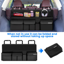 Carica l'immagine nel visualizzatore di Gallery, EINESIN Organizer per bagagliaio auto, con 9 tasche，105X52CM