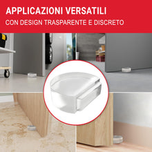 Carica l'immagine nel visualizzatore di Gallery, LouMaxx pavimento fermaporta autoadesivo - pavimento fermaporta adatto a tutti i pavimenti duri per proteggere pareti e 