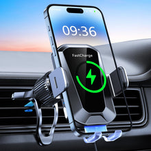 Carica l'immagine nel visualizzatore di Gallery, EOIWUY 15W Caricatore Wireless Auto, 360° Rotazione Supporto Telefono Auto