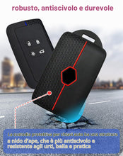 Carica l'immagine nel visualizzatore di Gallery, 2 pezzi copertura chiave auto Compatibile con Renault Clio Megane Koleos Twingo Kadjar Kangoo Talisman Captur Espace Dac