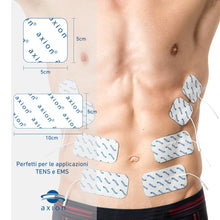 Carica l'immagine nel visualizzatore di Gallery, axion® 16 Elettrodi TENS EMS 5 misti | Connettore Pin da 2 mm