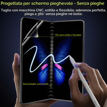 Carica l'immagine nel visualizzatore di Gallery, WSKEN Pellicola protettiva per Samsung Galaxy Z Fold 5/fold 4, autoestinzione a bolle, pellicola interna in morbido poli