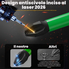 Carica l'immagine nel visualizzatore di Gallery, 10 Pezzi Inserti PH2 Antiscivolo 50mm Magnetici per Avvitatore