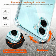 Carica l'immagine nel visualizzatore di Gallery, iVoler Cover per Oppo A6x / A6k 4G / 5G, Custodia Antiurto Anti-Graffio Trasparente per Assorbimento Degli Urti con Para