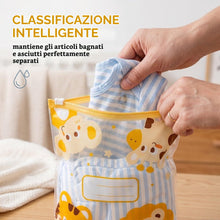 Carica l'immagine nel visualizzatore di Gallery, 20 Bustine Corredino Neonato Ospedale, Sacchetti Cambio Neonato Ospedale con Leone, Buste per Parto e Nascita in 2 Misur