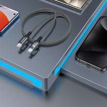 Carica l'immagine nel visualizzatore di Gallery, 100W Cavo USB C USB C [2Pezzi 2M] Cavo USB Type-C Rapida per iPhone 17/16