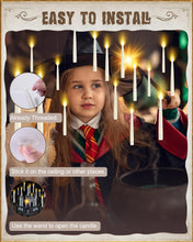 Carica l'immagine nel visualizzatore di Gallery, Macchiatto Candele Galleggianti LED, 20 Pezzi con Telecomando a Bacchetta Magica, Luce Tremolante Sicura senza Fiamma, C