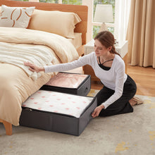 Carica l'immagine nel visualizzatore di Gallery, Lifewit Scatole Sottoletto, Scatole per Armadio Contenitori Sottoletto per Coperte con Maniglia Rinforzata, Organizer Ar