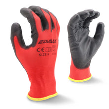 Carica l'immagine nel visualizzatore di Gallery, EDIMAX, Guanti da Lavoro, 12 Paia di Guanti, Resistenti all'Abrasione e Antitaglio Livello 2, Rivestiti in nylon PU, Ver