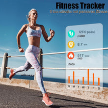 Carica l'immagine nel visualizzatore di Gallery, 2026 Nuovo Smartwatch Uomo Donna, 100+ Sportive Fitness Tracker con Sonno Contapassi Cardiofrequenzimetro, 1.96" Smartwa