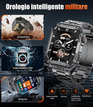 Carica l'immagine nel visualizzatore di Gallery, LIGE Smartwatch Uomo Con 3 Cinturini, Schermo HD 2,01", Orologio Smart Con Chiamata Bluetooth, Cardiofrequenzimetro 24/7