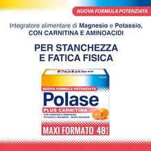 Carica l'immagine nel visualizzatore di Gallery, Polase Plus Carnitina Integratore Stanchezza e Fatica Fisica 48 Bustine