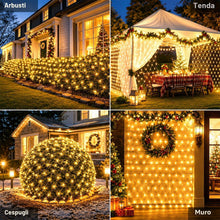 Carica l'immagine nel visualizzatore di Gallery, yowin 2 Pezzi Rete Luminosa da Esterno 200 LED 3m x 2m Rete Luci Natale