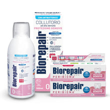 Carica l'immagine nel visualizzatore di Gallery, Biorepair, Kit Oral Care Protezione Gengive Peribioma, 2x75 ml e 500 ml