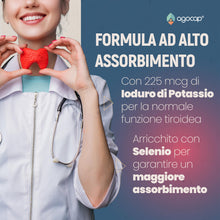 Carica l'immagine nel visualizzatore di Gallery, Ioduro di Potassio puro 225 mcg (150% VNR) | Iodio stabile arricchito con Selenio per la funzione Tiroidea, alto assorbi