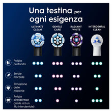 Carica l'immagine nel visualizzatore di Gallery, Oral-B Testine di Ricambio iO Ultimate Clean, Nere, 4 Ricambi