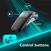 Carica l'immagine nel visualizzatore di Gallery, Cellularline - Easy Drive - Vivavoce Bluetooth per Auto con Funzione Dualphone - Talk Time 20h - Recharging Time 2h - Ri
