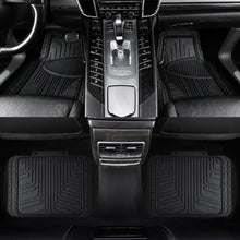 Carica l'immagine nel visualizzatore di Gallery, Amazon Basics 4 unità tappetini in gomma per auto, SUV, camion, per tutte le stagioni, nero