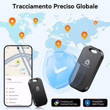 Carica l'immagine nel visualizzatore di Gallery, Android Smart Tag 4 Pezzi, Tracker con Google's Find Hub (Solo Android), IP6X Impermeabile, Smart Finder con Custodia Pr