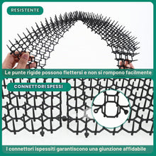 Carica l'immagine nel visualizzatore di Gallery, 15 pezzi Tappetino Repellente per Gatti 15 X 20cm,Dissuasore per Gatti con 12 Ancoraggio a Forma di U,Plastica Dissuasor