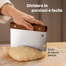 Carica l'immagine nel visualizzatore di Gallery, SILBERTHAL Tarocco per impasti - Acciaio inox - Raschietto grande