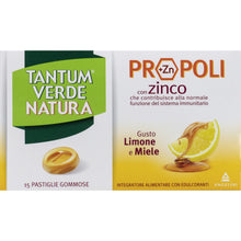 Carica l'immagine nel visualizzatore di Gallery, Tantum Verde Natura Propoli, 15 Pastiglie Gommose con Edulcorante