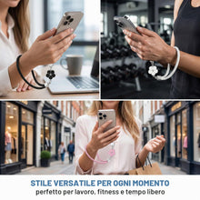 Carica l'immagine nel visualizzatore di Gallery, Set da 5 Lacci per Cellulare, Cordino da Polso Universale Anti-smarrimento, Cinturino per Telefono in Nylon Resistente, 