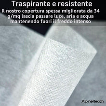 Carica l'immagine nel visualizzatore di Gallery, AlpineReach Telo Protettivo antigelo per Piante, 3 x 9 m, in Tessuto per Proteggere dal Freddo Invernale, Adatto per Gia