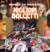 Carica l'immagine nel visualizzatore di Gallery, 1,4 kg di Deliziose Caramelle Halloween e Dolcetti Box - Cesta di Caramelle Assortite per Halloween Feste e Dolcetto o S