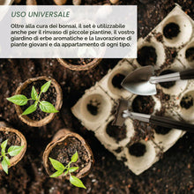 Carica l'immagine nel visualizzatore di Gallery, HAPPY SEED Kit Bonsai Attrezzi 13 Pezzi con Pratica Borsa - Mini Utensili da Giardinaggio per Piante da Interno e Una Co