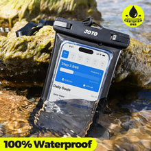 Carica l'immagine nel visualizzatore di Gallery, JOTO Custodia Impermeabile Smartphone 30M/IPX8, Universale Cover Subacquea