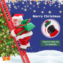 Carica l'immagine nel visualizzatore di Gallery, ZZXLOPEZ Regali di Natale elettrici, Babbo Natale, Babbo Natale, Babbo Natale (con musica), decorazione natalizia per albero di Natale, casa, esterno e interno